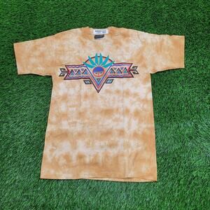 Vintage 1992 Arizona Aztec Indian Shirt S/M 19x27 Tribal USA